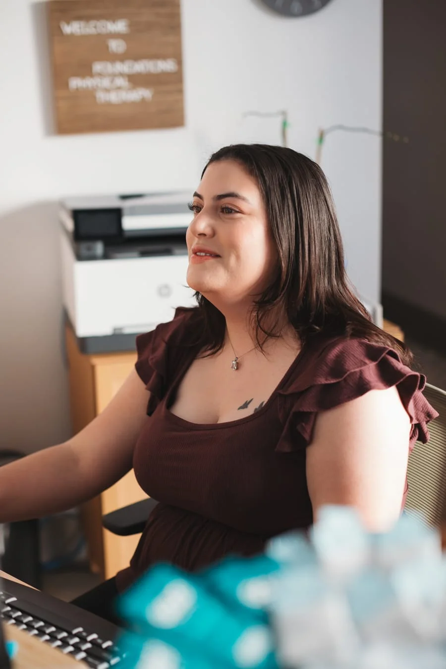 Our front desk team handles your claim paperwork after every visit